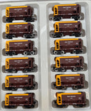 Walthers 932-4562 GREAT NORTHERN GN Taconite Ore Car Gold Line 12-Pack HO Scale Like New limited