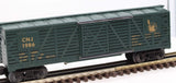 Right of Way Industries CNJ Stock Car 1986 w/ animal sounds O SCALE (9v battery not inc.) Like New