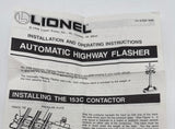 Lionel 6-12760 AUTOMATIC HIGHWAY FLASHER O SCALE ( MISSING THE CONTACTOR ) UNTESTED Used