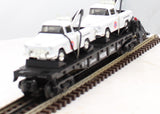 MTH 30-7640 UNION 76 Flat Car w/tow trucks O Scale Like New