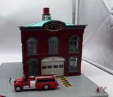 MTH 30-9102 Operating Fire House RailKing O Scale Like New