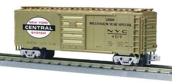 MTH Premier 20-93037 New York Central NYC Y2K Millenium Gold Plated 40' Box Car O SCALE NEW