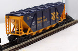Lionel 6-6100 Ontario Northland 4 Bay Covered Hopper #6100 O SCALE Like New