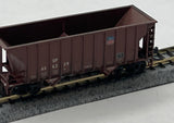 Walthers 932-50104 UNION PACIFIC Greenville 100-Ton 2-Bay Hopper Ready to Run Boxcar Red, white #466329 N Scale Like New