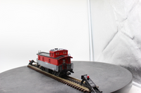 Lionel 6-17606 New York Central steel sided caboose with smoke and end of train warning light O SCALE NEW