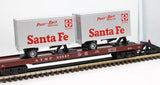 MTH Premier 20-98111 Santa Fe Flat Car O SCALE NEW