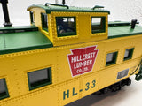 MTH Premier 20-91028 Hill Crest Lumber Company Steel Caboose O SCALE Like New
