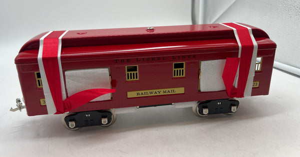 Lionel CLASSICS 6-13400 323 Red Baggage Car Standard Gauge Like New wrong box