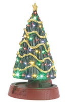 MTH Railking 30-11096 Giant Town Square Christmas Tree w/Operating LED Lights. O SCALE Limited NEW