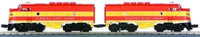 MTH Railking 30-2007-1 Florida East Coast Cab No. 503 & 504 One Powered "A" & 1 Dummy "A" with DCRU Reverse Unit and Electronic Horn. O SCALE Like New