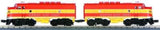MTH Railking 30-2007-1 Florida East Coast Cab No. 503 & 504 One Powered "A" & 1 Dummy "A" with DCRU Reverse Unit and Electronic Horn. O SCALE Like New