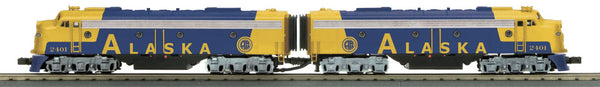 MTH 30-20393-1, 30-20393-3 Alaska E-8 AA Diesel Engine Set w/Proto-Sound 3.0 Road #2401 #2402 and B-Unit Cab #1508 (Set) O Scale NEW