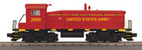 MTH Railking 30-20407-1 U.S. Army SW-8 Switcher Diesel Engine with Proto-Sound 3.0 Red O SCALE Like New