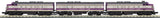 MTH 30-20463-1 Atlantic Coast Line (Purple & Silver) F-3 ABA Diesel Engine Set A Units - 341, 342 B Unit - 341B  w/Proto-Sound 3.0 -