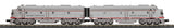MTH 30-20620-1  Burlington (Plated) E-8 AA Diesel Engine Set w/Proto-Sound 3.0 -Cab #'s: 9937A, 9937B AND 30-20620-3 Non Powered B Unit