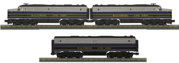 MTH 30-20673-1 Baltimore & Ohio B&O Alco PA AA with 30-20673-3 Alco B Non Powered