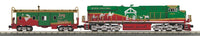 MTH Railking 30-20758-1 Christmas ES44AC Imperial Diesel & Caboose Set - Christmas (Traditional) Road #1225 With Proto-Sound 3.0. O SCALE NEW