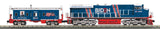 MTH Railking 30-20800-1 Joe Biden ES44AC Imperial Diesel & Caboose Set With Proto-Sound 3.0 LIMITED O SCALE NEW