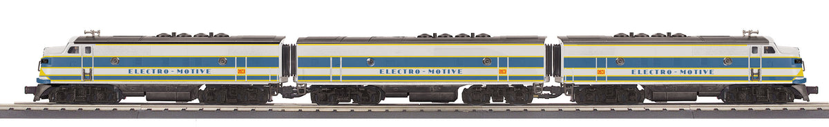 MTH 30-20819-1 EMD Demonstrator F-3 ABA Diesel Engine Set w/Proto-Soun