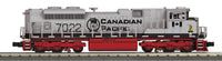 MTH 30-20946-1 Canadian Pacific CP (Military - Gray) SD70ACe Imperial Diesel Engine With Proto-Sound 3.0 - Cab No.  7022