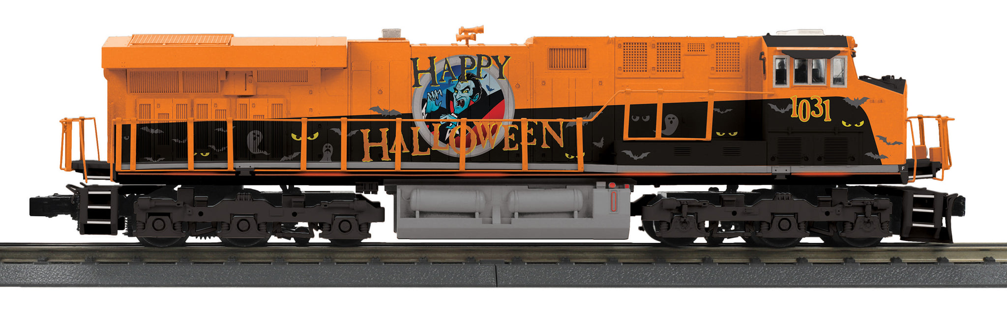 MTH Railking 30-21156-1 Halloween ES44AC Imperial Diesel Engine With P