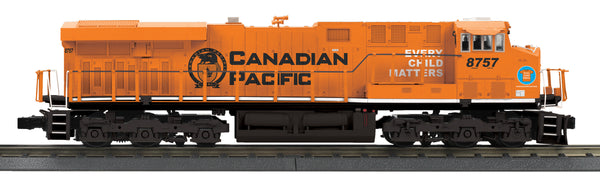 MTH 30-21160-1 Canadian Pacific CP ES44AC Imperial Diesel Engine With Proto-Sound 3.0 - Cab No. 8757 Limited