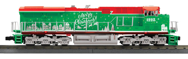 MTH Railking 30-21238-1 Christmas ES44AC Imperial Diesel Engine - Christmas #1225 With Proto-Sound 3.0 O SCALE NEW