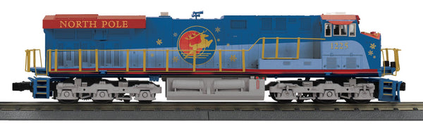 MTH RailKing 30-21327-1 North Pole Christmas ES44AC 1225 limited O SCALE NEW