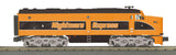 MTH 30-21386-1 Halloween Alco PA A-Unit Diesel #1031 Proto-Sound 3.0, 30-68302 4-Car Passenger Set, 30-68303 2-Car Sleeper/Diner, 30-68304 Coach Car #Deadwood, 30-68305 Full-Length Vista Dome Car #Vicksburg limited O SCALE NEW