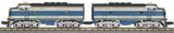 MTH 30-2142-0 EMD Demonstrator F-3 AA Diesel Set RailKing O Scale Used Excellent