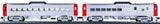 MTH 30-2145-1 SANTA FE RDC Budd Car Set RailKing O Scale NEW