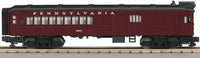 MTH 30-2158-1, 30-2158-3 Pennsylvania Doodlebug Diesel Engine - Cab No. 4666 With Protosound and Non-Pwd Diesel Engine (Set of 2) O Scale Used as is —Roof Crack on NonPwd unit  Damaged Box