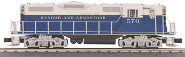 MTH Railking 30-2357-1 Bangor & Aroostook GP-7 Diesel Engine - Cab 570 with Proto-Sound 2.0 O SCALE Like New