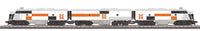 MTH Railking 30-2469-1 New Haven F-3 ABA Diesel Engine Set - New Haven A Units - 2242 & B unit - with Proto-Sound 2.0. O SCALE Like New Damaged Box