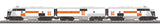 MTH Railking 30-2469-1 New Haven F-3 ABA Diesel Engine Set - New Haven A Units - 2242 & B unit - with Proto-Sound 2.0. O SCALE Like New Damaged Box