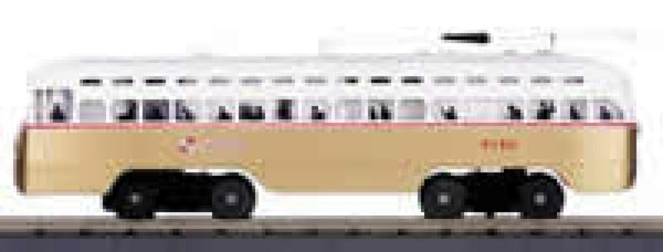 MTH Railking 30-2503 PHILADELPHIA 'SEPTA' PCC ELECTRIC STREETCAR #2165, O SCALE Like New