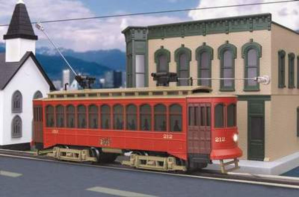 MTH Railking 30-2512-1 Allentown Brill Semi-Convertible Trolley Cab No. 212 O SCALE Used Excellent