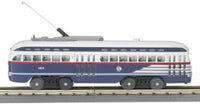 MTH Railking 30-2521-1 Chicago PCC Electric Street Car - Chicago #4015 With Proto-Sound 2.0. O SCALE Used Excellent