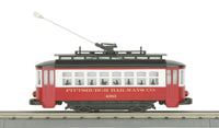 MTH Railking 30-2585 Pittsburgh Bump-n-Go Trolley - Pittsburgh No. O SCALE Like New