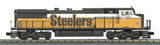 MTH Railking 30-2706-3 Pittsburgh Steelers Dash-8 Diesel Engine Non-Powered O SCALE Like New
