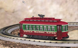 MTH Railking 30-4040-0 Christmas RailKing Trolley R-T-R Train Set O SCALE NEW