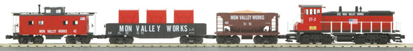 MTH Railking 30-4159-1 Mon Valley Works SW-1500 Diesel R-T-R Train Set with Proto-Sound 2.0. O SCALE NEW