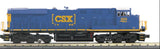 MTH 30- 4233-1E CSX ES44AC Imperial Diesel Engine w/proto sound 3 O SCALE  Like New