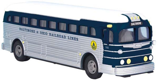 MTH Railking 30-50055 Baltimore & Ohio Die-Cast Bus O SCALE NEW