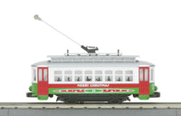 MTH Railking 30-5146 Christmas Bump-n-Go Trolley - #25 O SCALE Used Excellent No Box