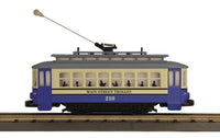 MTH Railking 30-5199 Main Street Bump-n-Go Trolley - Road #210 O SCALE NEW