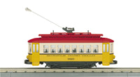 MTH Railking 30-5216 Metropolis Bump-n-Go Trolley #3323. O SCALE NEW