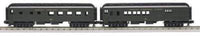 MTH Railking 30-6267 Jersey Central 2-Car O-27 Madison Combo/Diner Set - CNJ Combine: 212 Diner: 1014 . O SCALE NEW