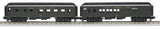 MTH Railking 30-6267 Jersey Central 2-Car O-27 Madison Combo/Diner Set - CNJ Combine: 212 Diner: 1014 . O SCALE NEW