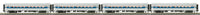 MTH Railking 30-6526 Amtrak 4-Car O-31 Amfleet Coach Set #21168, #21196, #21659, #21689. O SCALE NEW